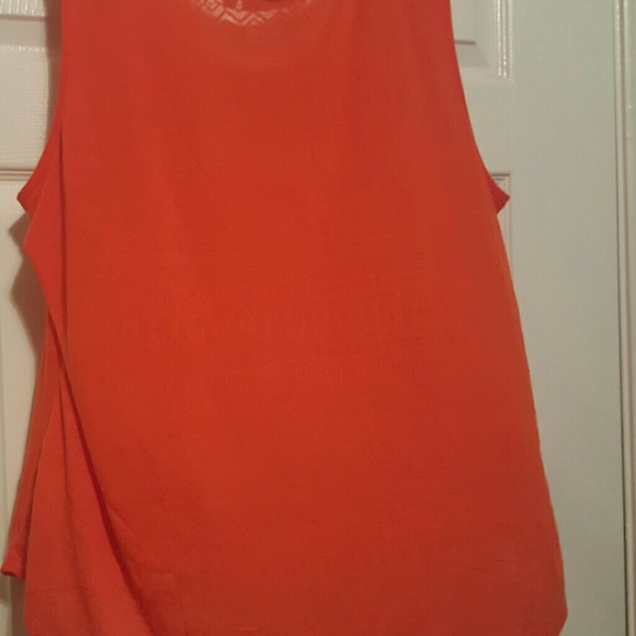 3X  Orange Apt 9 Aztec Burnout Print Tank #64 - Picture 3 of 4